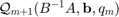 $\mathcal{Q}_{m+1}(B^{-1}A,\mathbf{b},q_m)$